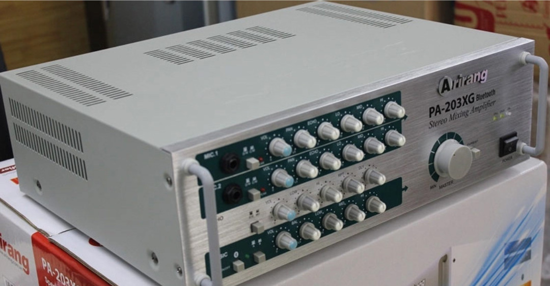 cách chỉnh amply arirang pa 203xg