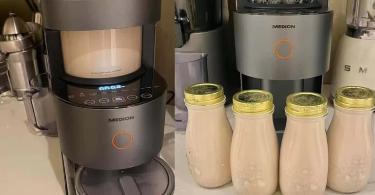 công thức làm sữa hạt bằng máy medion