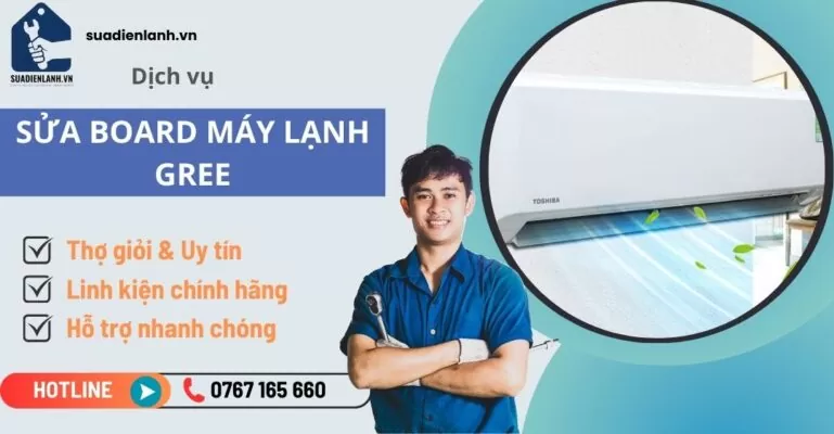 Sửa board máy lạnh Gree
