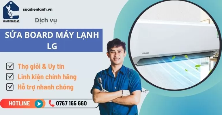 Sửa board máy lạnh LG