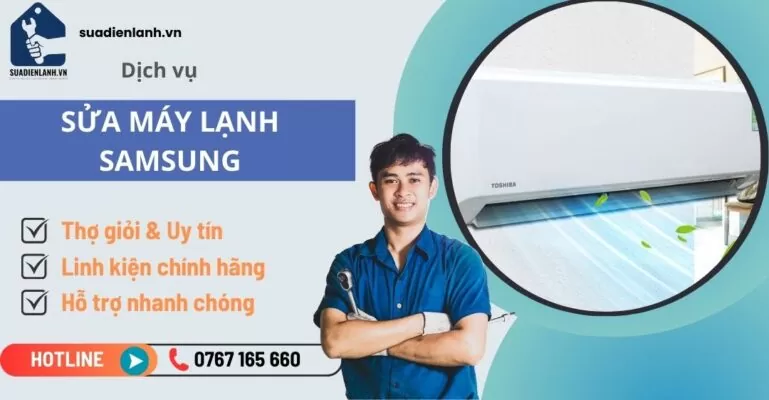 Sửa máy lạnh Samsung Suadienlanh