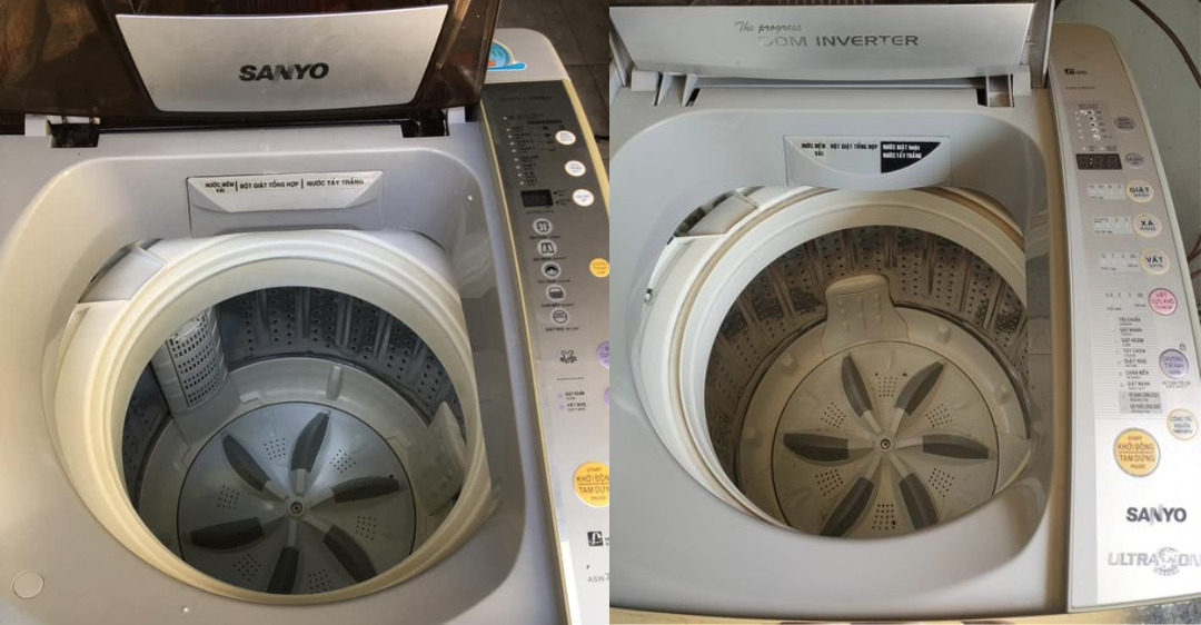 Máy giặt Sanyo báo lỗi EA