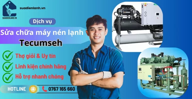 sửa chữa máy nén lạnh Tecumseh suadienlanh.vn