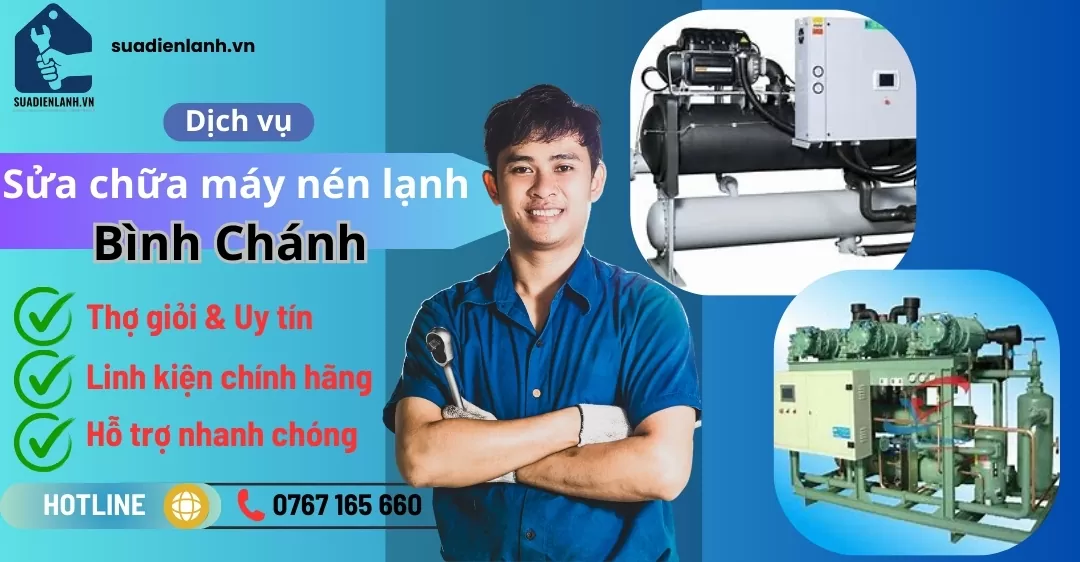 sửa chữa máy nén lạnh tại Bình Chánh