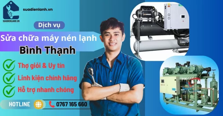 sửa chữa máy nén lạnh quận Bình Thạnh
