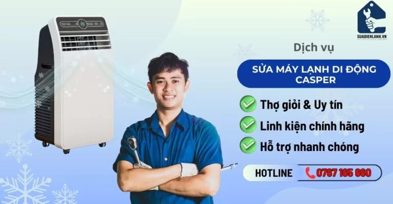 sửa máy lạnh di động Casper suadienlanh.vn