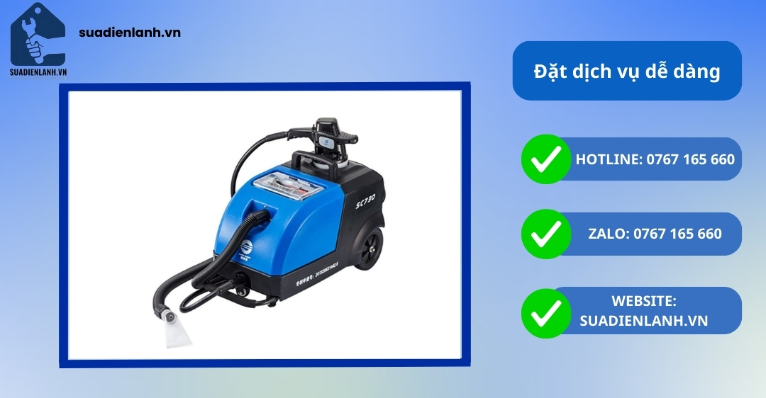 Đặt dịch vụ sửa máy giặt ghế sofa dễ dàng