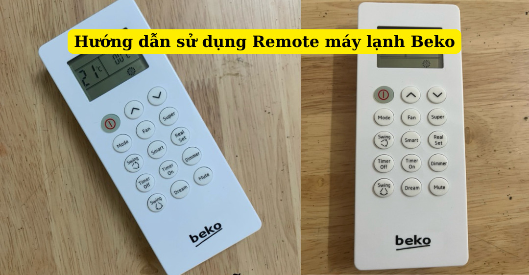 hướng dẫn sử dụng remote máy lạnh beko