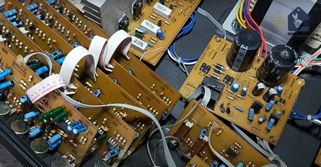 Loa Amply bị lỗi các linh kiện bên trong