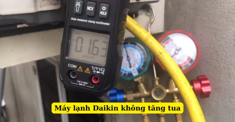 máy lạnh Daikin không tăng tua