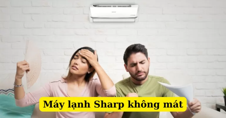 máy lạnh sharp không mát