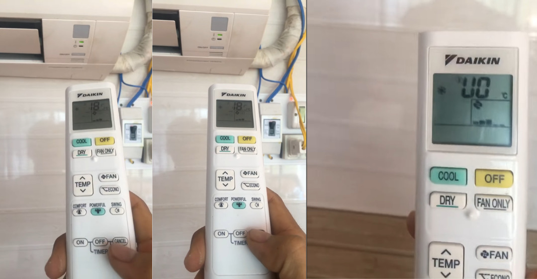 Cách khắc phục máy lạnh Daikin chớp đèn xanh