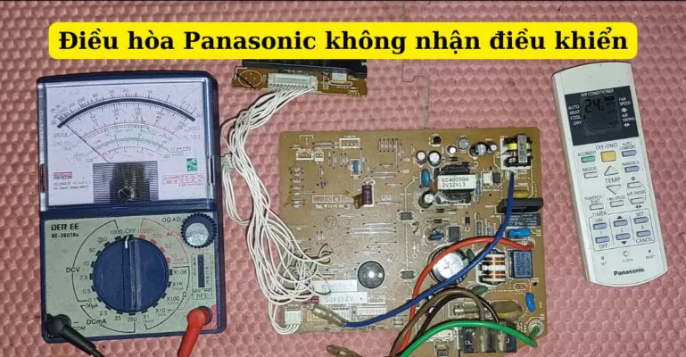 điều hòa panasonic không nhận điều khiển