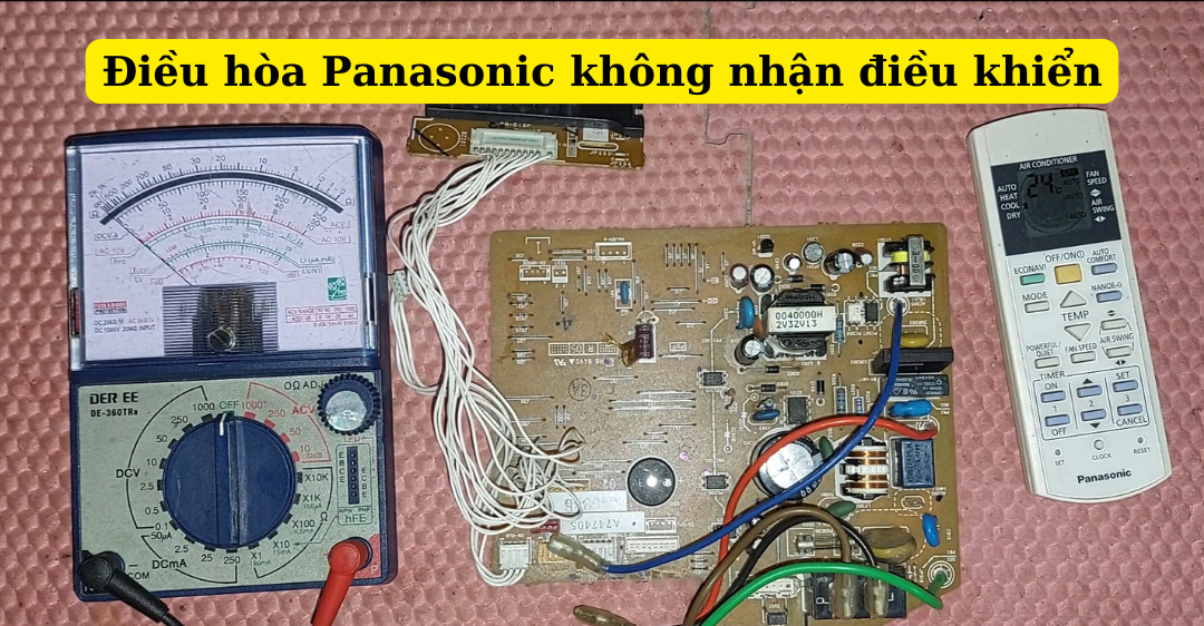 điều hòa panasonic không nhận điều khiển