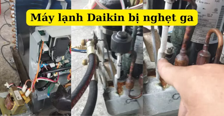 máy lạnh Daikin bị nghẹt ga