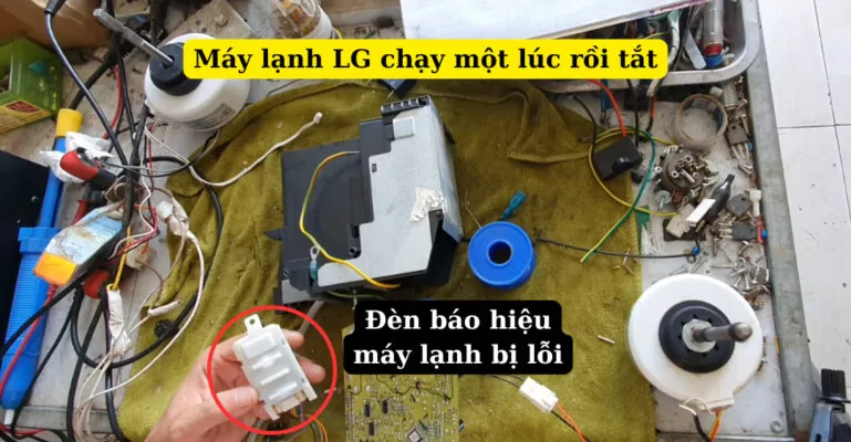 máy lạnh lg chạy một lúc rồi tắt