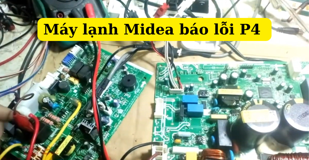 máy lạnh midea báo lỗi p4 