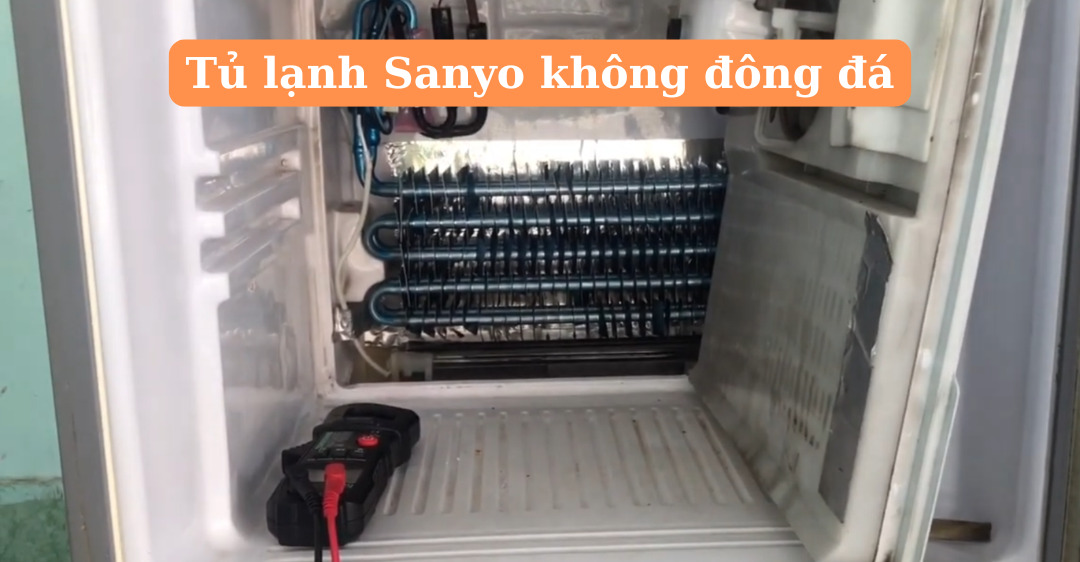 tủ lạnh sanyo không đông đá
