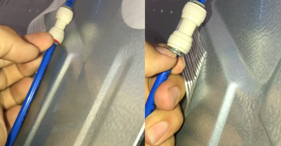 Xác định và tháo ống dẫn nước