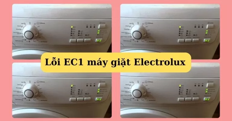 lỗi EC1 máy giặt electrolux