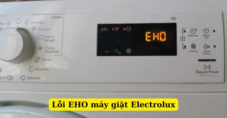 lỗi eho máy giặt electrolux