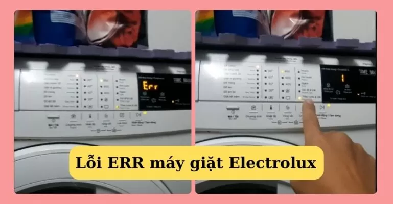 Lỗi ERR máy giặt Electrolux