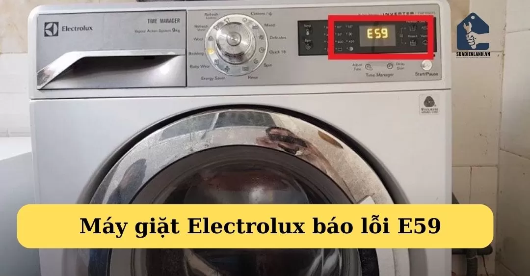 Máy giặt electrolux báo lỗi E59