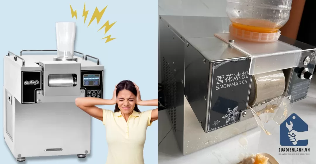 những dấu hiệu hư hỏng của máy làm bingsu