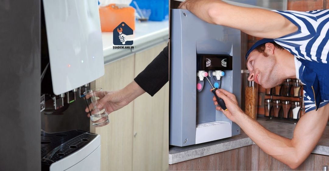 Quy trình sửa cây nước nóng lạnh Kangaroo