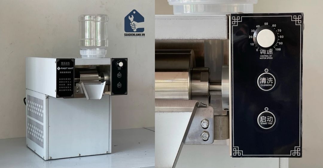 quy trình sửa máy làm bingsu tại cần giờ