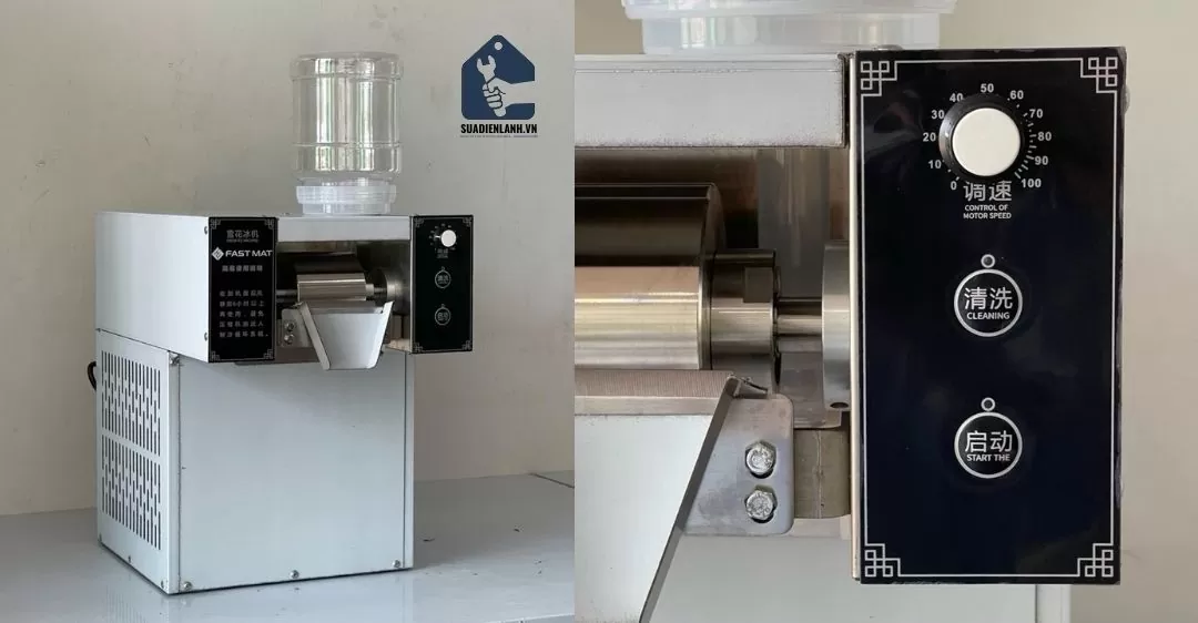 quy trình sửa máy làm bingsu tại cần giờ