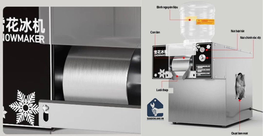 Quy trình sửa máy làm bingsu tại hóc môn