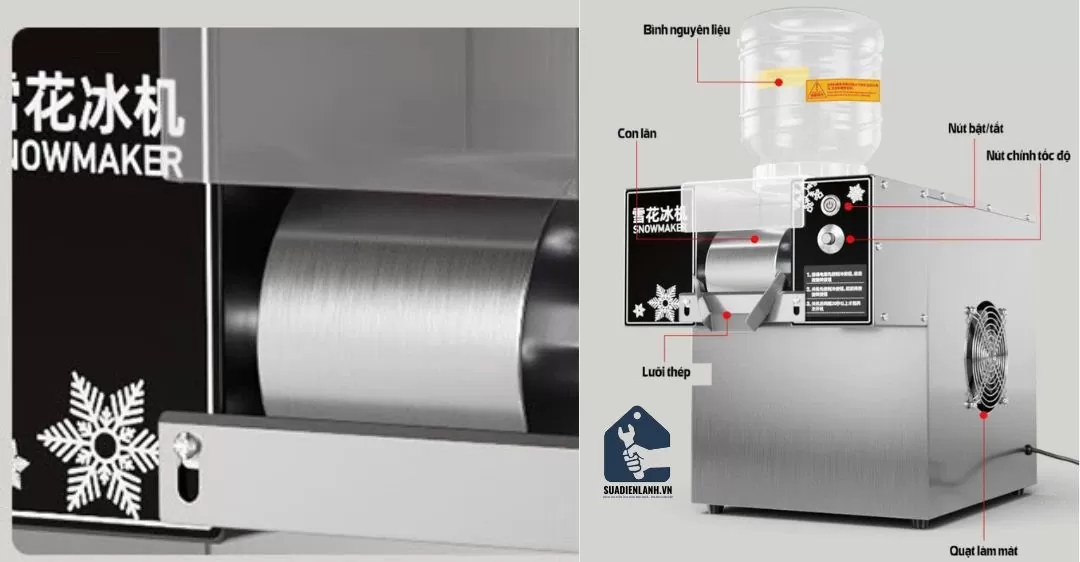 Quy trình sửa máy làm bingsu tại hóc môn