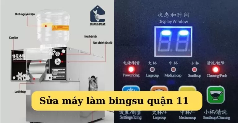 sửa máy làm bingsu quận 11