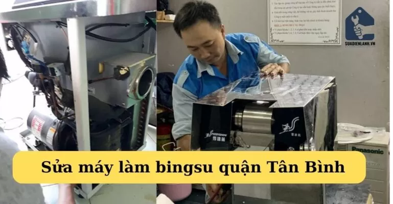 sửa máy làm bingsu quận Tân Bình