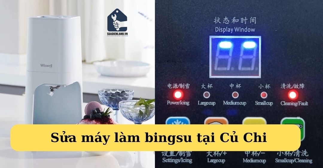 Sửa máy làm bingsu tại củ chi
