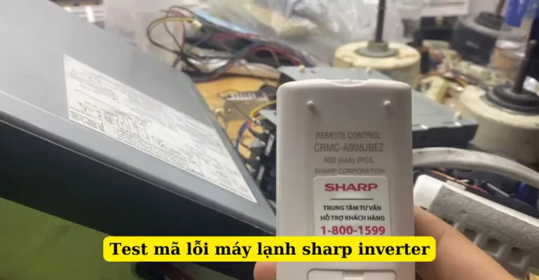 test mã lỗi máy lạnh sharp inverter