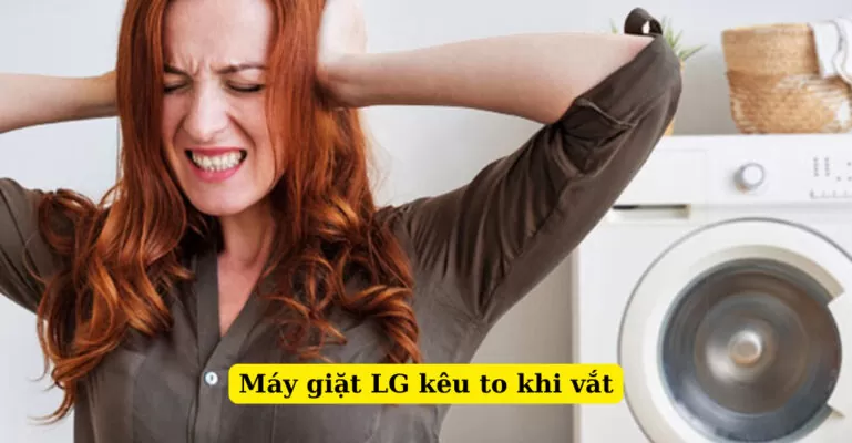 máy giặt lg kêu to khi vắt