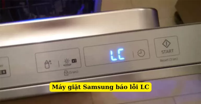 máy giặt samsung báo lỗi lc