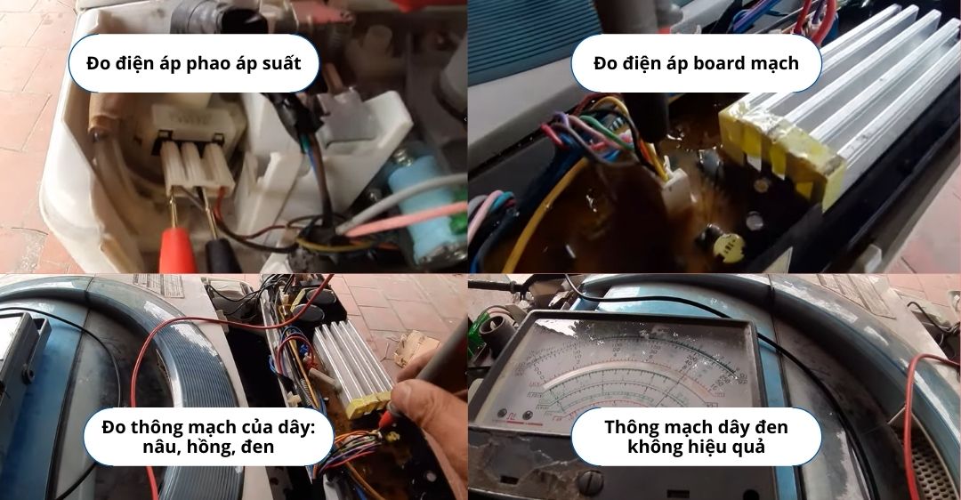 Kiểm tra nguyên nhân máy giặt Toshiba báo lỗi E95