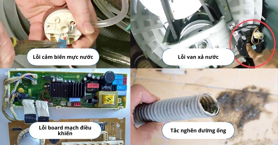 Nguyên nhân lỗi E4 máy giặt Toshiba