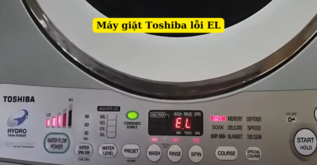 máy giặt toshiba lỗi el